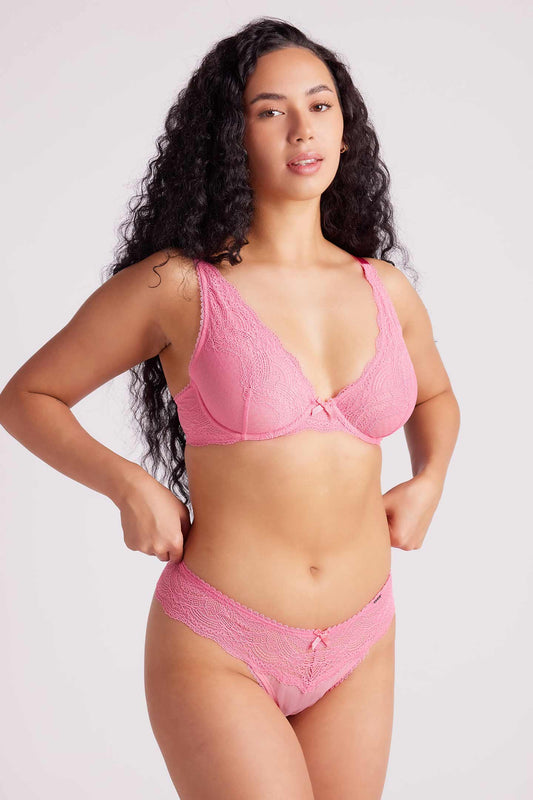 Giselle Lace G-string Pink