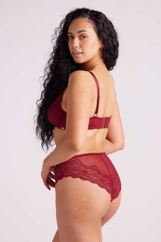 Giselle Lace Brazilian Rhubarb