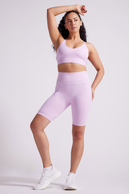 Athena Seamfree Shorts Lilac