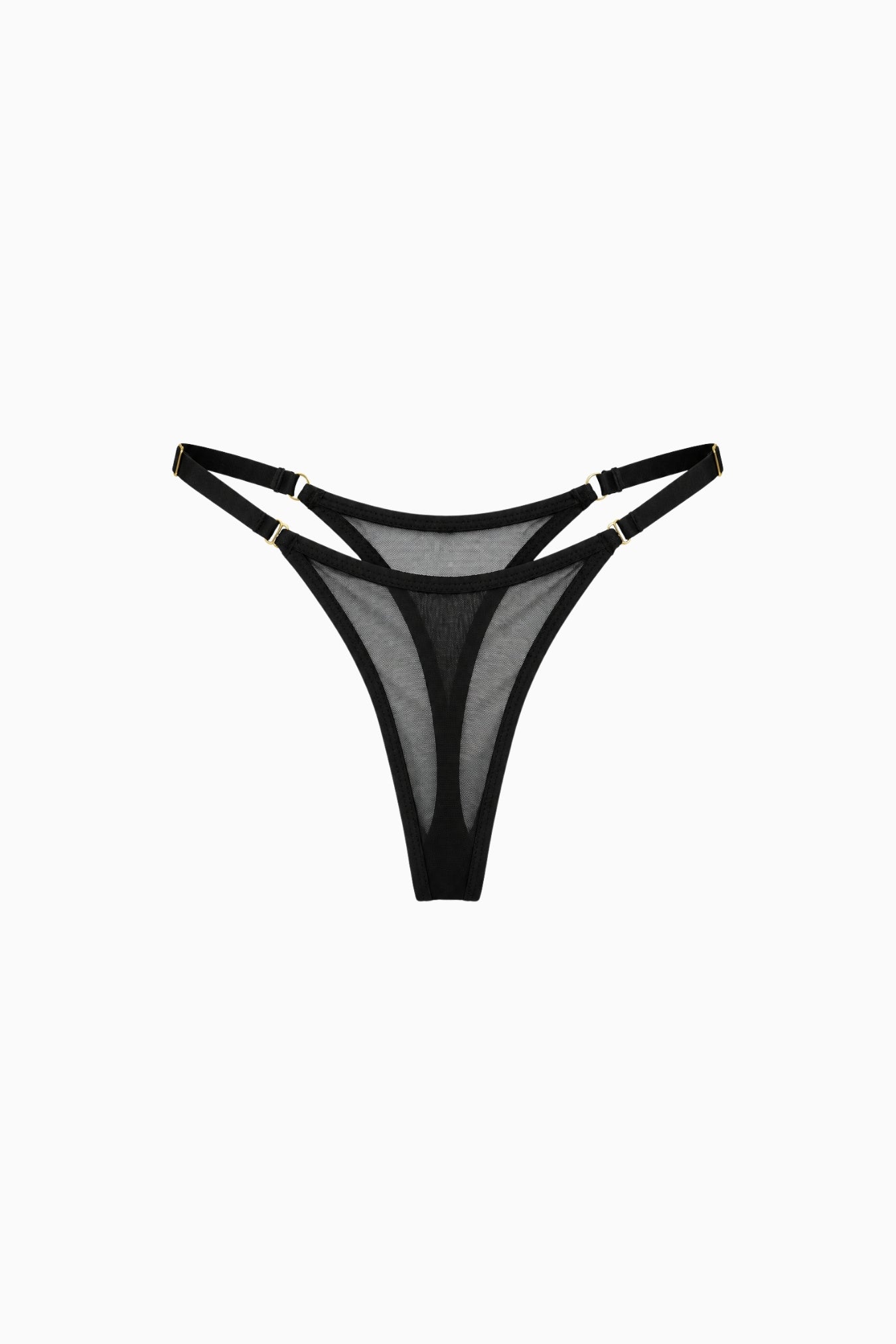 Adjustable Mesh G-String Black – Size XS/S | Archive Sample Secondary image