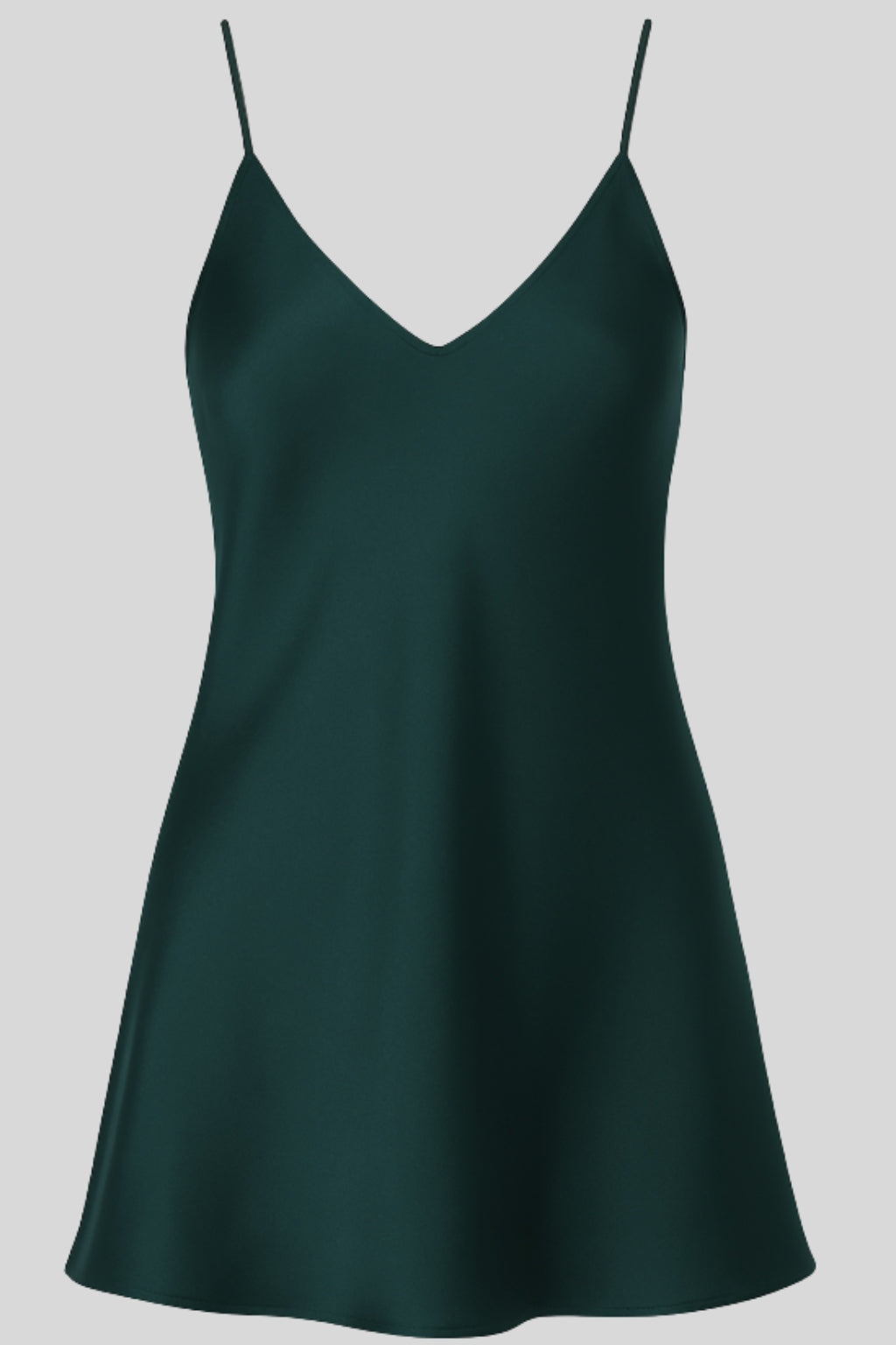 Ashley Silk Mini Slip Dress Green Secondary image