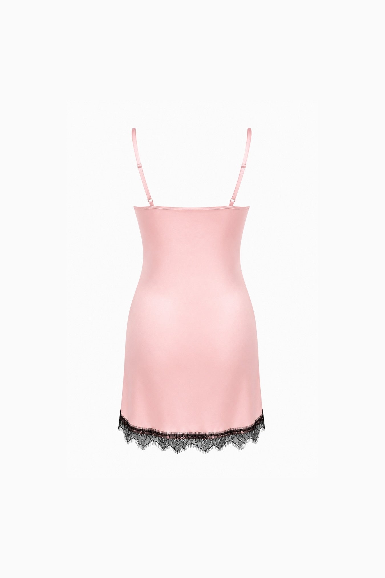 Baby Pink Silk Lace Slip Dress - Size S | Archive Sample