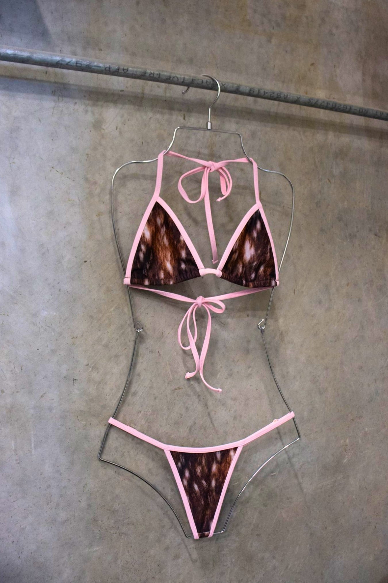 Bambi Contrast Micro Bikini Set - Size XS/S | Archive Sample