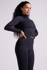 Athena Seamfree Long Sleeve Quarter Zip Top
