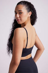Athena Seamfree Crop Top Black