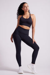 Athena Seamfree Medium Impact Sports Bra Black