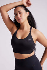 Athena Seamfree Medium Impact Sports Bra Black