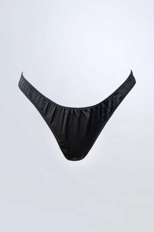 Twyla Silk G-String Black