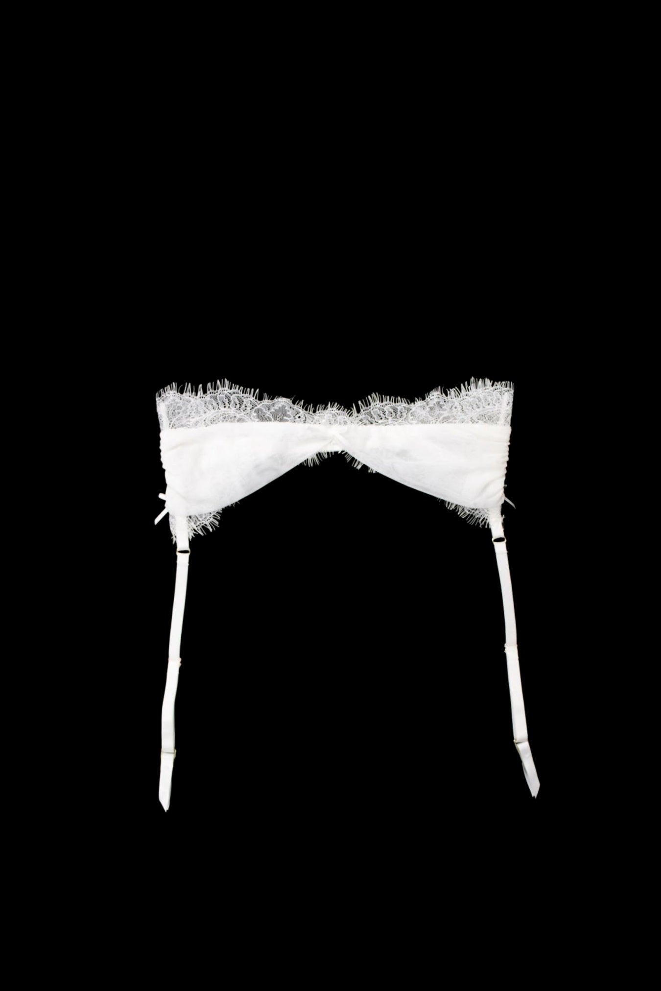 Brooke Lace Suspender White – Size XS/S | Archive Sample