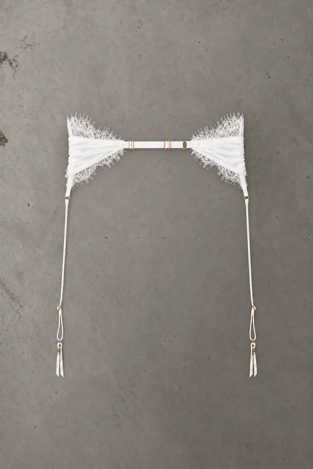 Brooke Lace Suspender White – Size XS/S | Archive Sample