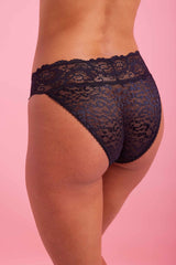 Ava Lace Bikini Black