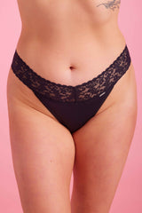 Sabrina Microfibre Bikini Knicker Black