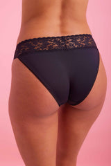 Sabrina Microfibre Bikini Knicker Black