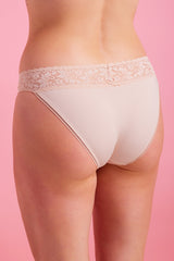 Sabrina Microfibre Bikini Knicker Taupe