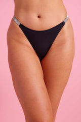 Vixen Microfibre G-string Black