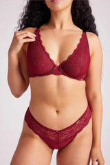 Giselle Lace G-String Rhubarb