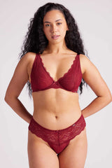 Giselle Lace Brazilian Rhubarb