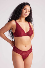 Giselle Lace Brazilian Rhubarb