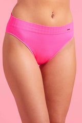 Ivy Seamfree High Cut Bikini Brief Knockout Pink