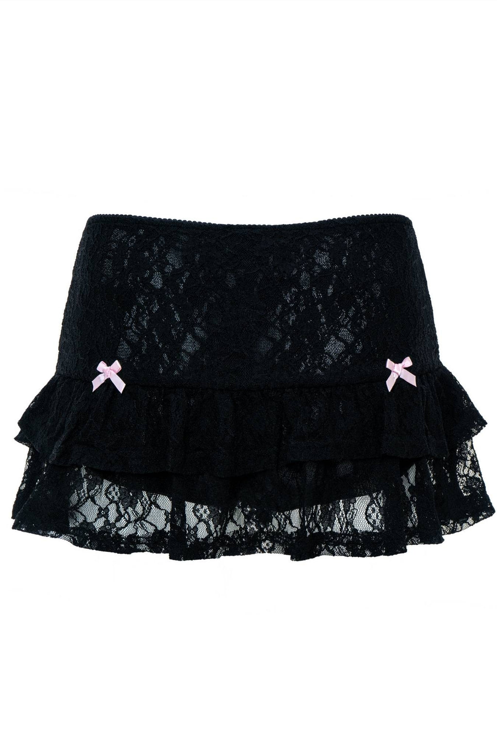 Jae Bunny Lace Skort Black