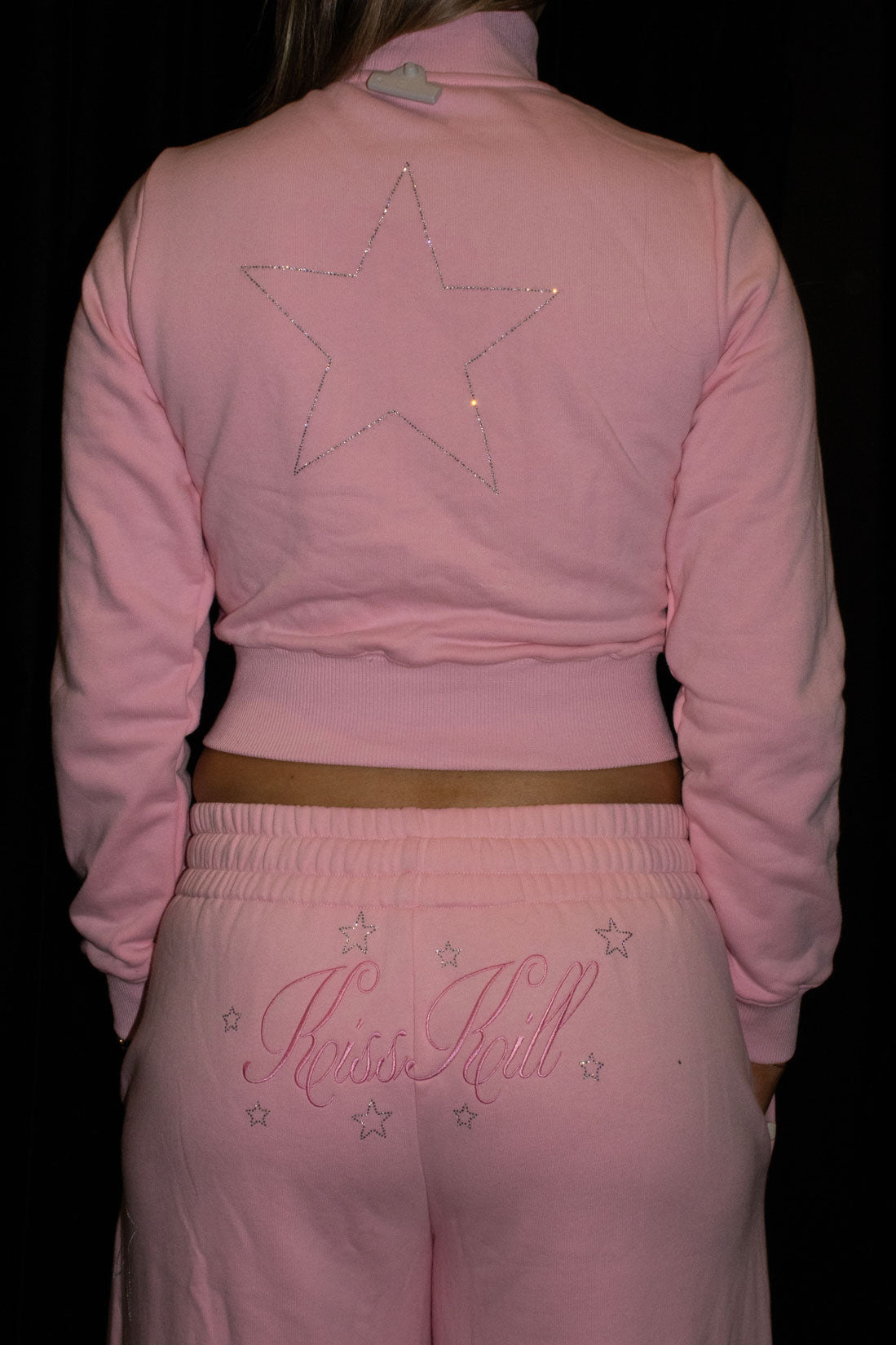 KKXRD Pink Diamante Tracksuit Set | Sample Secondary image