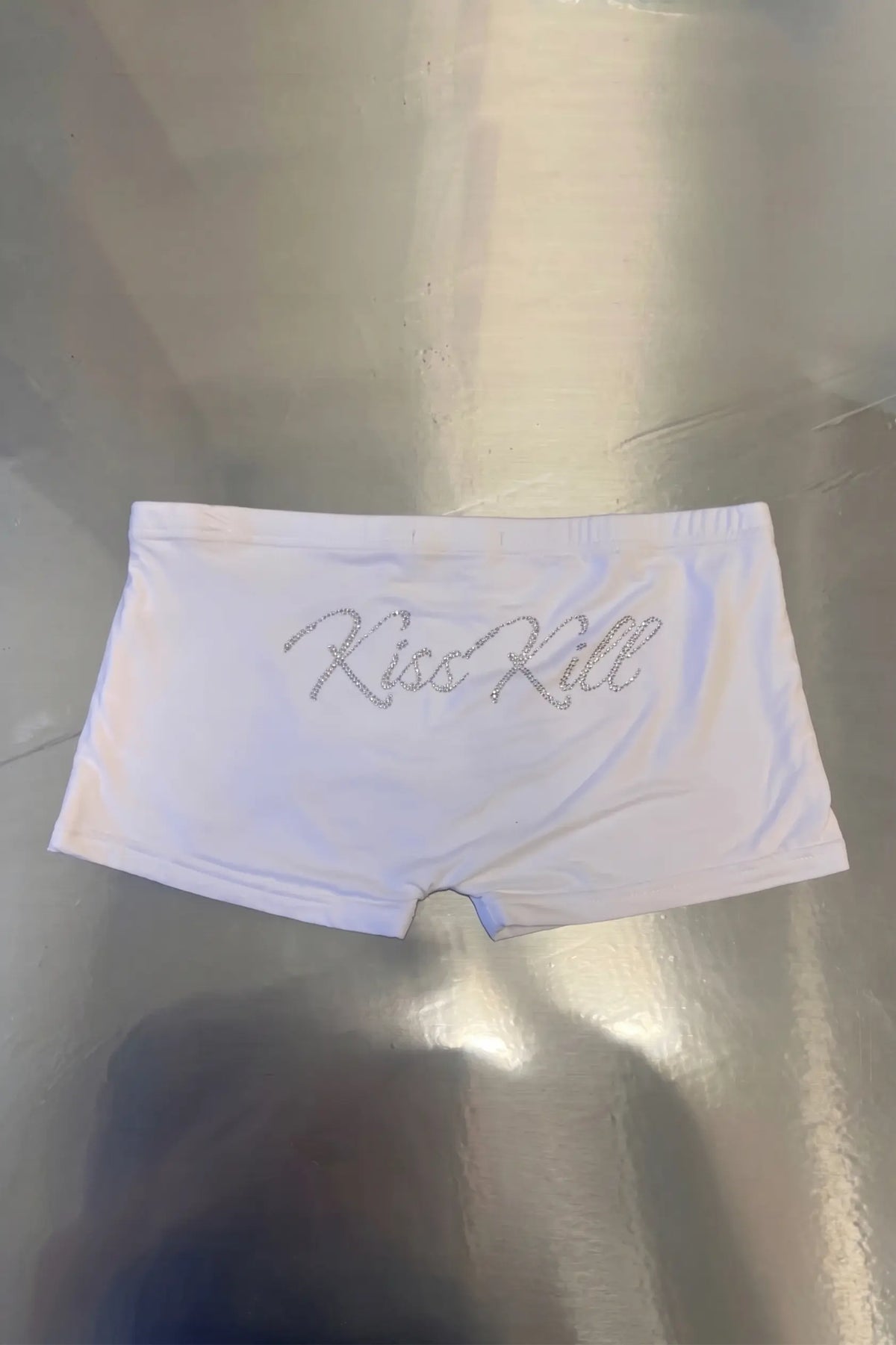 KissKill Diamante Short White– Size M | Archive Sample Main image