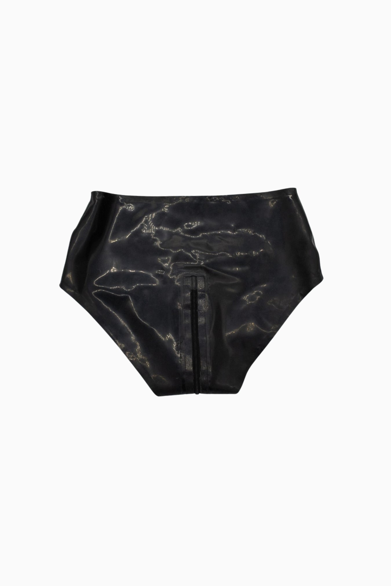 Latex Zip Brief Black – Size S | Archive Sample