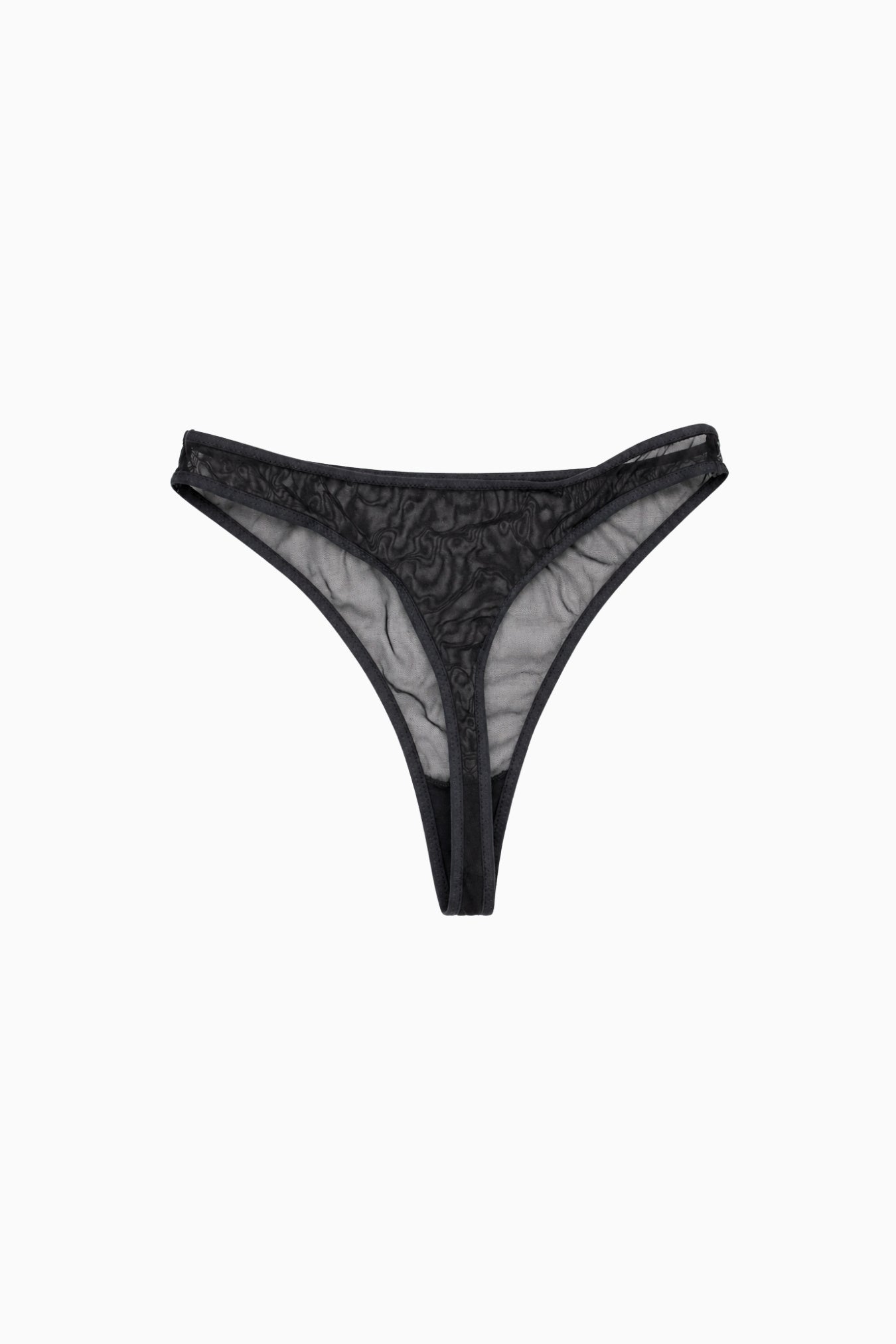 High-Cut Mesh G-String Black – Size S | Archive Sample Secondary image