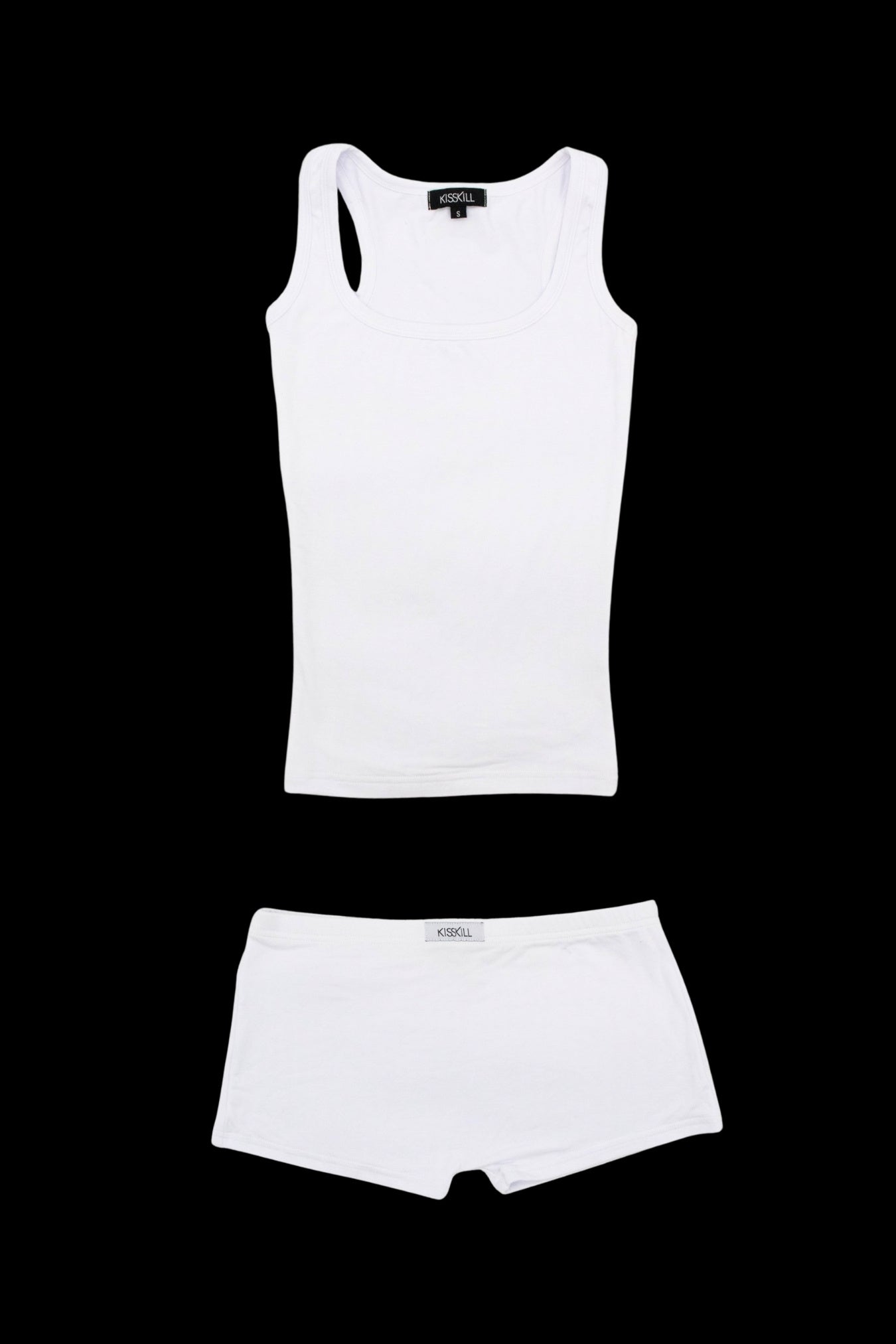 Signature Modal Tank & Shorts Set White – Size S | Archive Sample