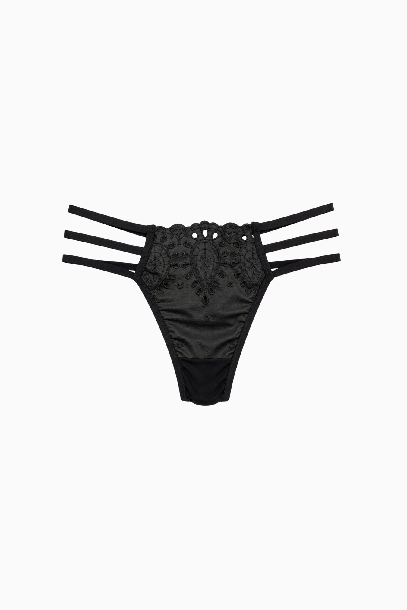 Strappy PU Leather G-String – Size S | Archive Sample