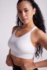 Athena Seamfree Medium Impact Sports Bra White