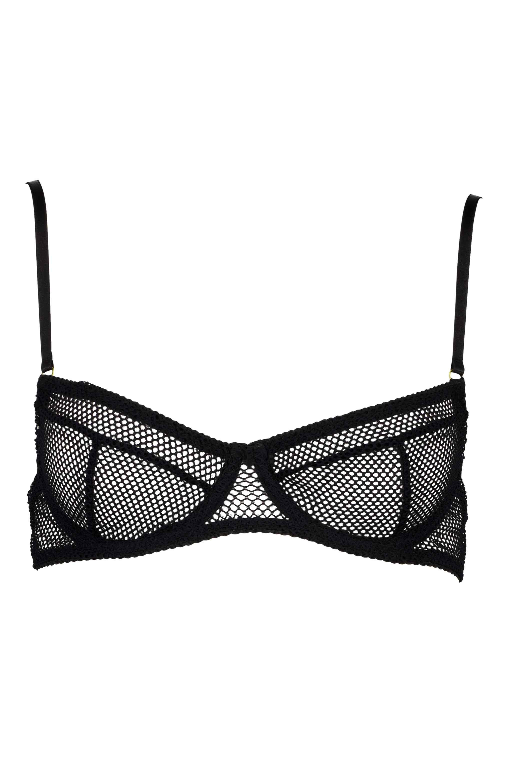 Tatiana Bra Fishnet Black Secondary image
