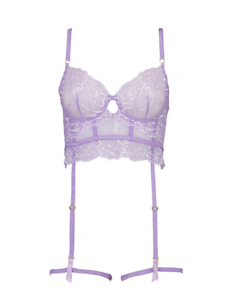 Lights On Bustier & G-String - Size S | Archive Sample